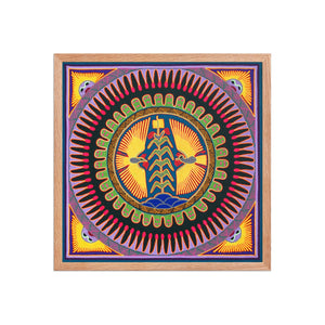 Huichol Yarn Painting Print • L - 019 - Huichol Arts