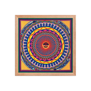 Huichol Yarn Painting Print • L - 022 - Huichol Arts