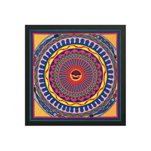 Huichol Yarn Painting Print • L - 022 - Huichol Arts