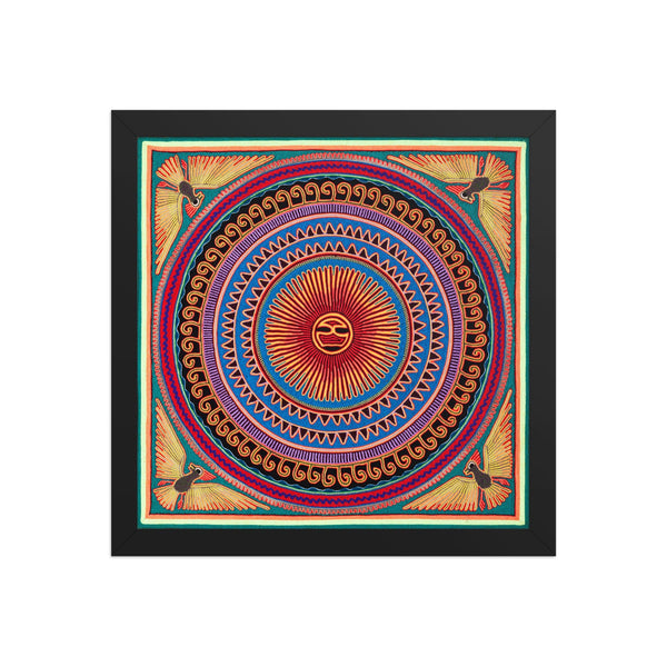Huichol Yarn Painting Print • L - 026 - Huichol Arts