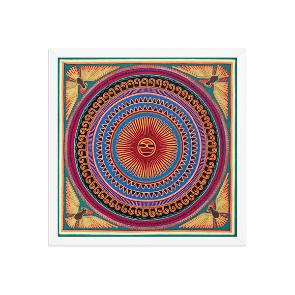 Huichol Yarn Painting Print • L - 026 - Huichol Arts