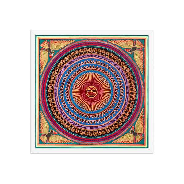 Huichol Yarn Painting Print • L - 026 - Huichol Arts