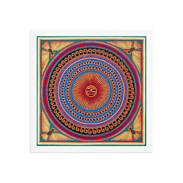 Huichol Yarn Painting Print • L - 026 - Huichol Arts