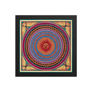 Huichol Yarn Painting Print • L - 026 - Huichol Arts