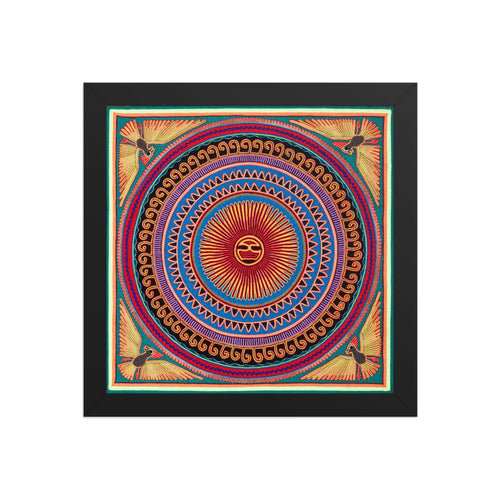 Huichol Yarn Painting Print • L - 026 - Huichol Arts
