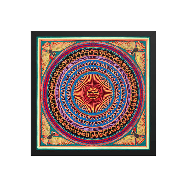 Huichol Yarn Painting Print • L - 026 - Huichol Arts