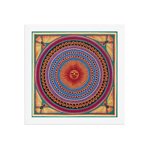 Huichol Yarn Painting Print • L - 026 - Huichol Arts