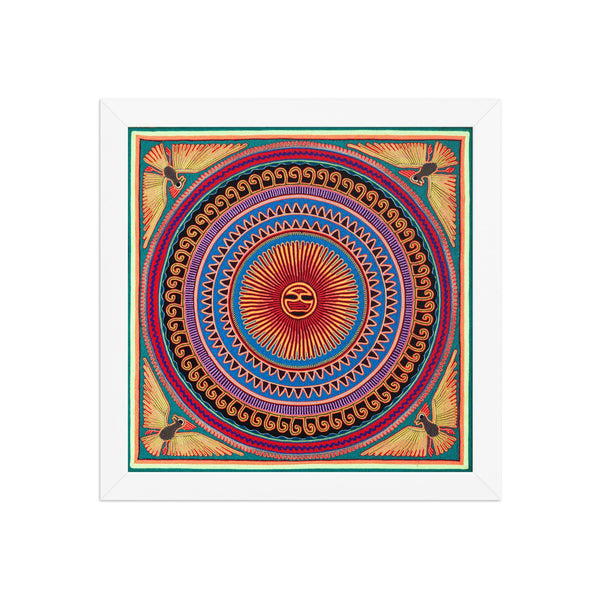 Huichol Yarn Painting Print • L - 026 - Huichol Arts