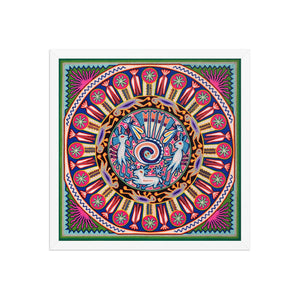 Huichol Yarn Painting Print • L - 028 - Huichol Arts