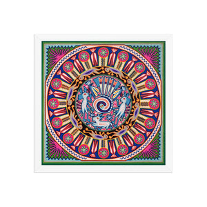 Huichol Yarn Painting Print • L - 028 - Huichol Arts