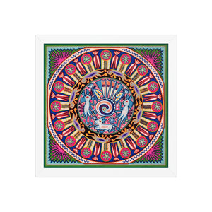 Huichol Yarn Painting Print • L - 028 - Huichol Arts