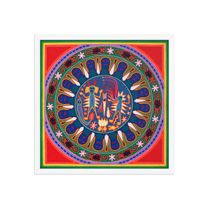 Huichol Yarn Painting Print • L - 029 - Huichol Arts