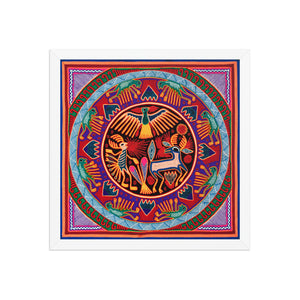 Huichol Yarn Painting Print • L - 030 - Huichol Arts