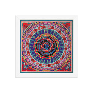 Huichol Yarn Painting Print • L - 031 - Huichol Arts