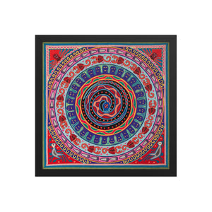 Huichol Yarn Painting Print • L - 031 - Huichol Arts