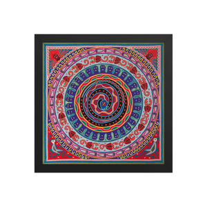 Huichol Yarn Painting Print • L - 031 - Huichol Arts