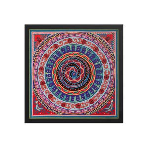 Huichol Yarn Painting Print • L - 031 - Huichol Arts