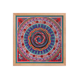 Huichol Yarn Painting Print • L - 031 - Huichol Arts