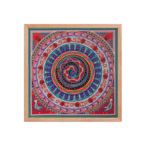 Huichol Yarn Painting Print • L - 031 - Huichol Arts