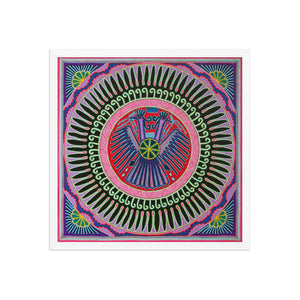 Huichol Yarn Painting Print • L - 036 - Huichol Arts