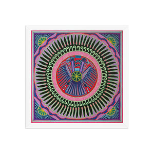 Huichol Yarn Painting Print • L - 036 - Huichol Arts