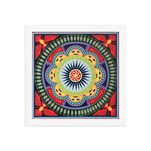 Huichol Yarn Painting Print • L - 037 - Huichol Arts