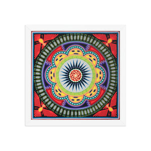 Huichol Yarn Painting Print • L - 037 - Huichol Arts