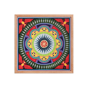 Huichol Yarn Painting Print • L - 037 - Huichol Arts