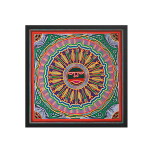 Huichol Yarn Painting Print • L - 040 - Huichol Arts