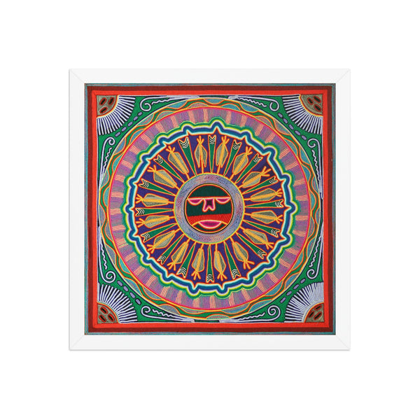 Huichol Yarn Painting Print • L - 040 - Huichol Arts