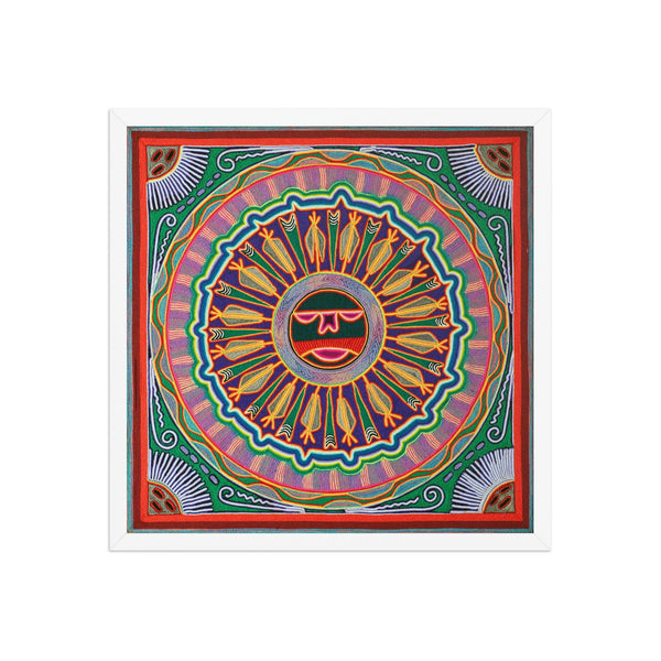 Huichol Yarn Painting Print • L - 040 - Huichol Arts