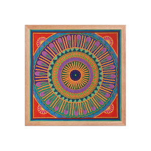 Huichol Yarn Painting Print • L - 041 - Huichol Arts