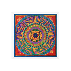 Huichol Yarn Painting Print • L - 041 - Huichol Arts
