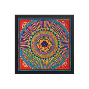 Huichol Yarn Painting Print • L - 041 - Huichol Arts