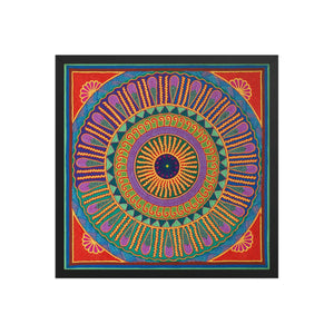 Huichol Yarn Painting Print • L - 041 - Huichol Arts