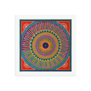 Huichol Yarn Painting Print • L - 041 - Huichol Arts