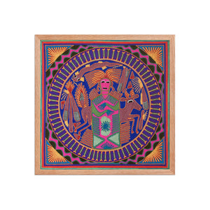 Huichol Yarn Painting Print • L - 043 - Huichol Arts