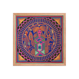 Huichol Yarn Painting Print • L - 043 - Huichol Arts