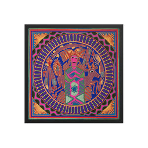 Huichol Yarn Painting Print • L - 043 - Huichol Arts