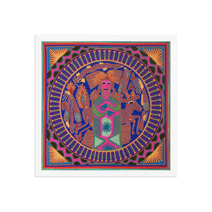 Huichol Yarn Painting Print • L - 043 - Huichol Arts