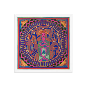 Huichol Yarn Painting Print • L - 043 - Huichol Arts