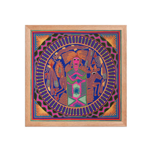 Huichol Yarn Painting Print • L - 043 - Huichol Arts