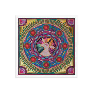 Huichol Yarn Painting Print • L - 046 - Huichol Arts