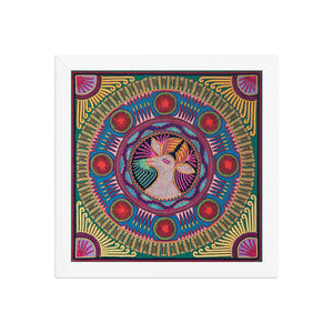 Huichol Yarn Painting Print • L - 046 - Huichol Arts
