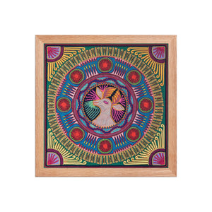 Huichol Yarn Painting Print • L - 046 - Huichol Arts