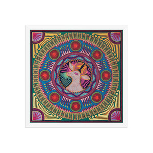 Huichol Yarn Painting Print • L - 046 - Huichol Arts