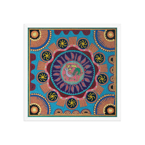 Huichol Yarn Painting Print • L - 047 - Huichol Arts