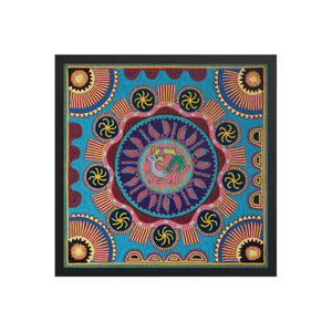 Huichol Yarn Painting Print • L - 047 - Huichol Arts