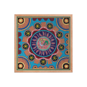 Huichol Yarn Painting Print • L - 047 - Huichol Arts