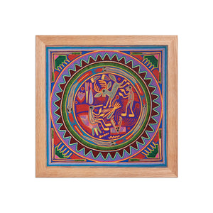 Huichol Yarn Painting Print • L - 048 - Huichol Arts